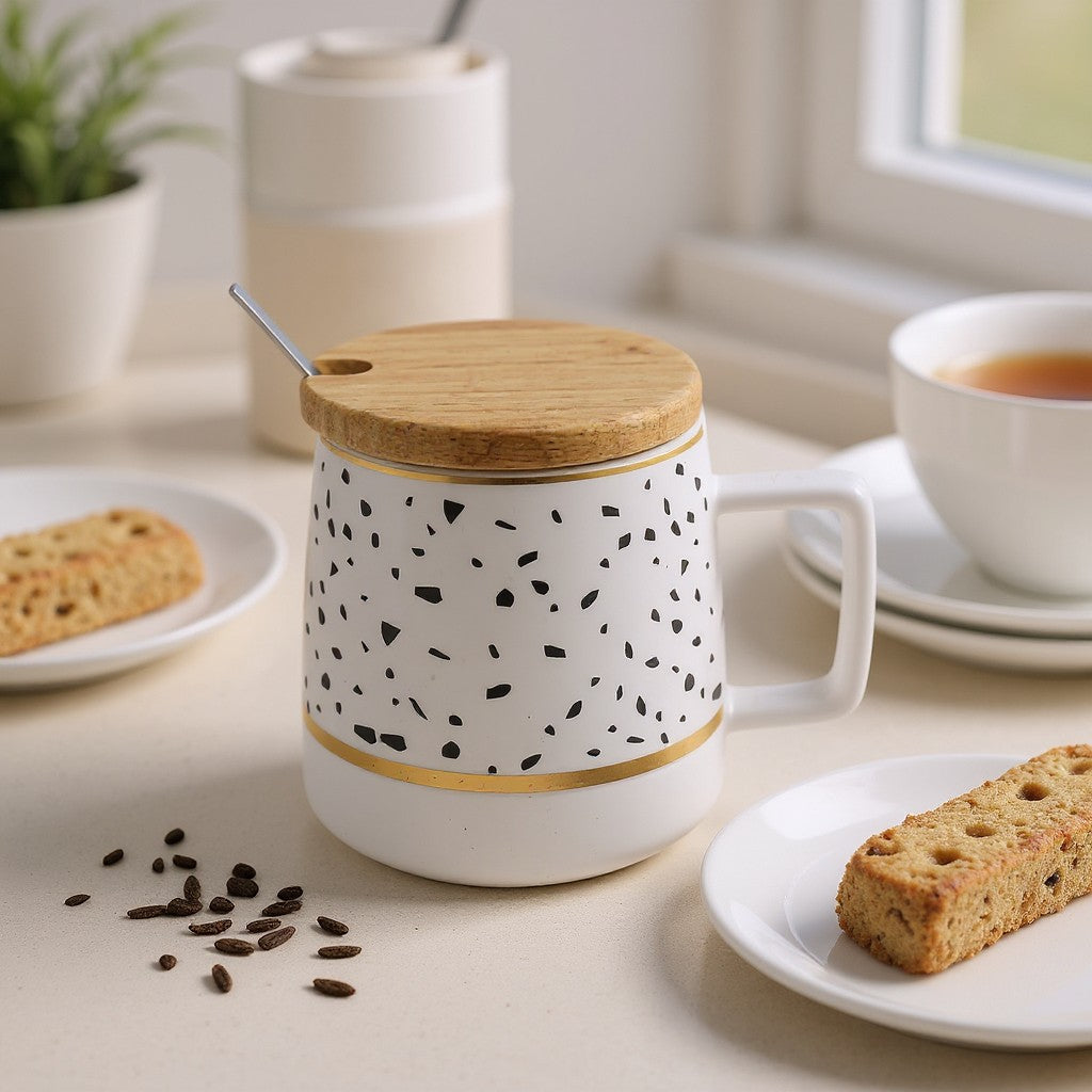 Jgo. de Taza con tapa y cuchara