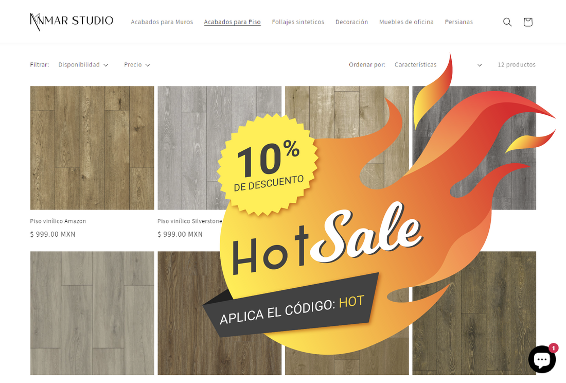 ¡Hot Sale! Renueva tu hogar con nuestras ofertas en accesorios y acabados.