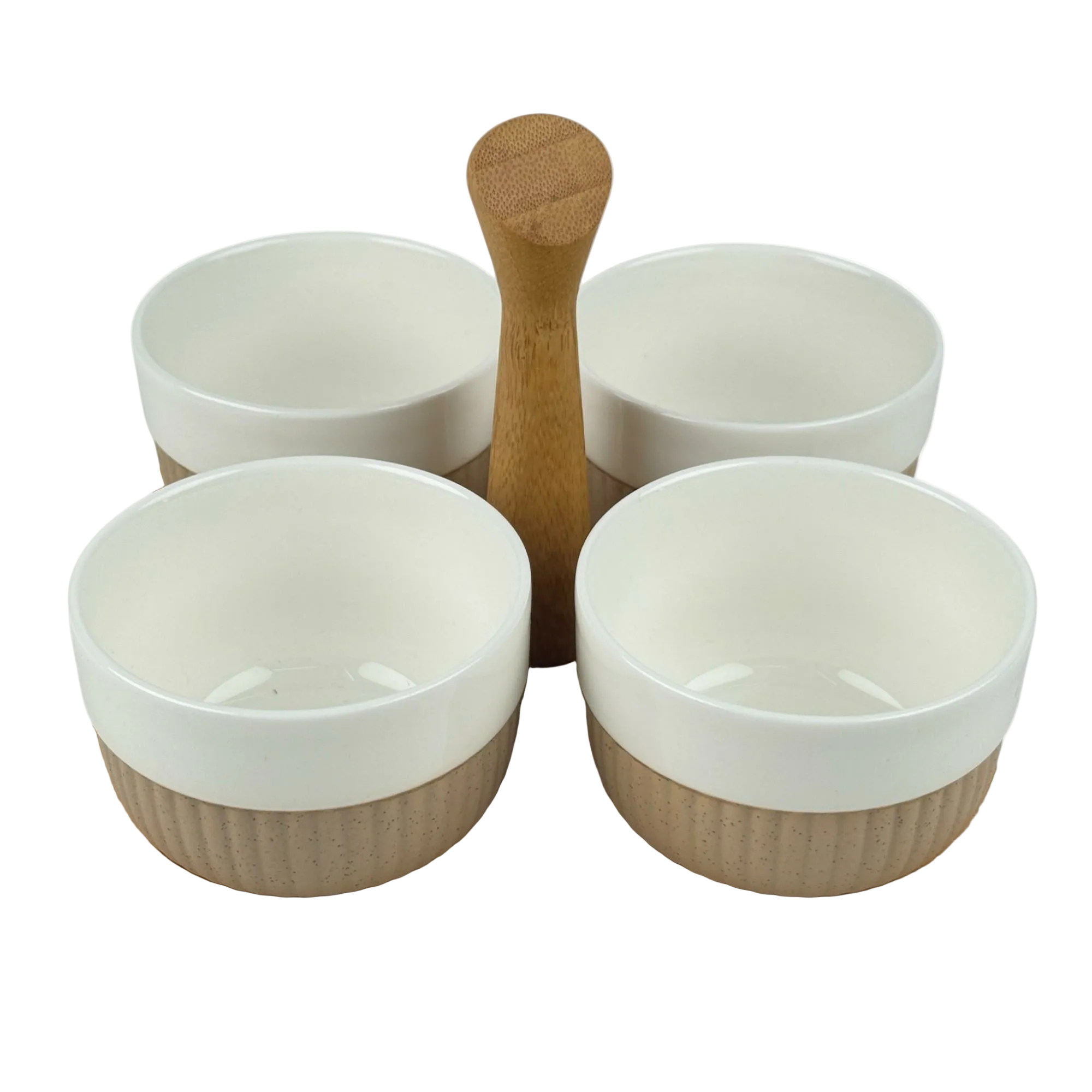Jgo. de  Bowls 4pz con base
