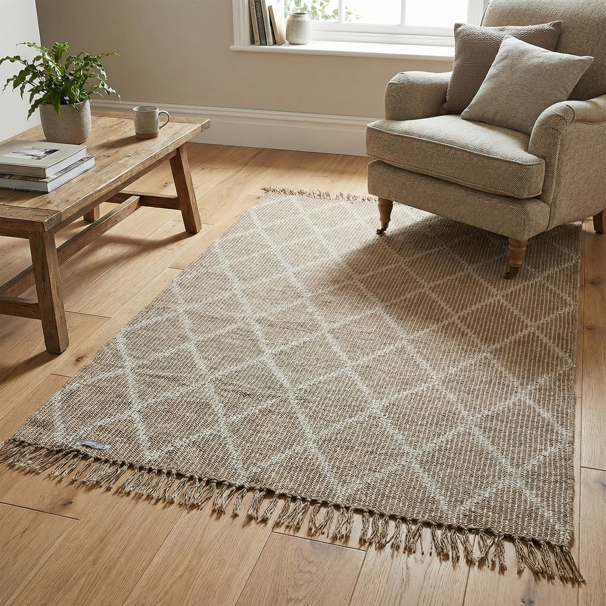 Alfombra de Yute Rectangular