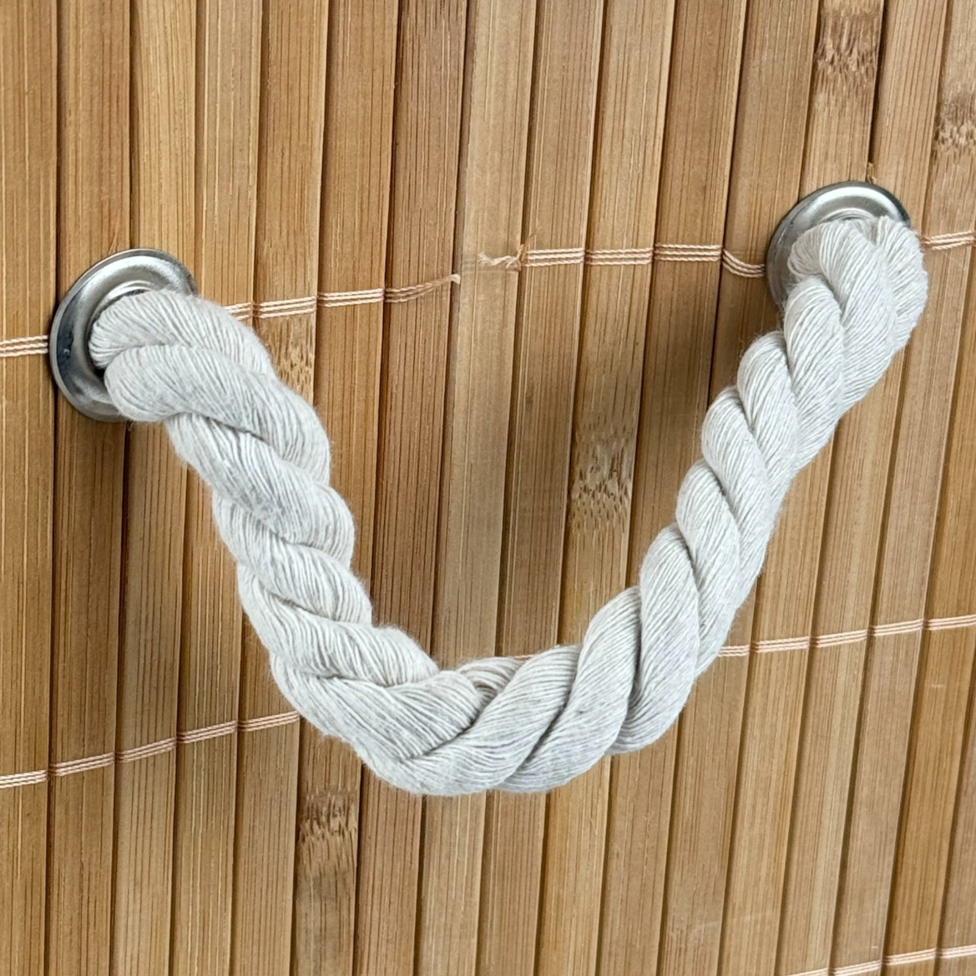 Cesta con Tapa de Bambu