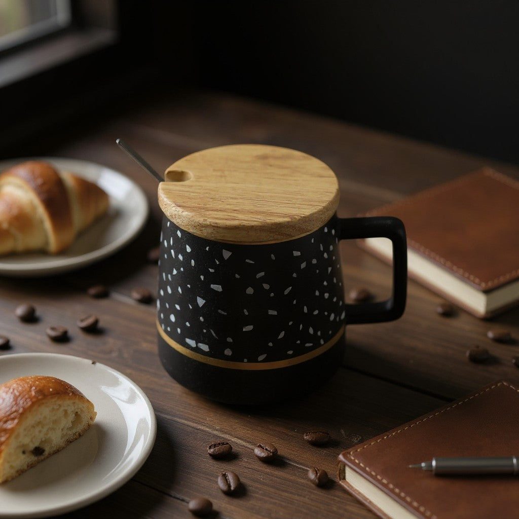 Jgo. de Taza con tapa y cuchara