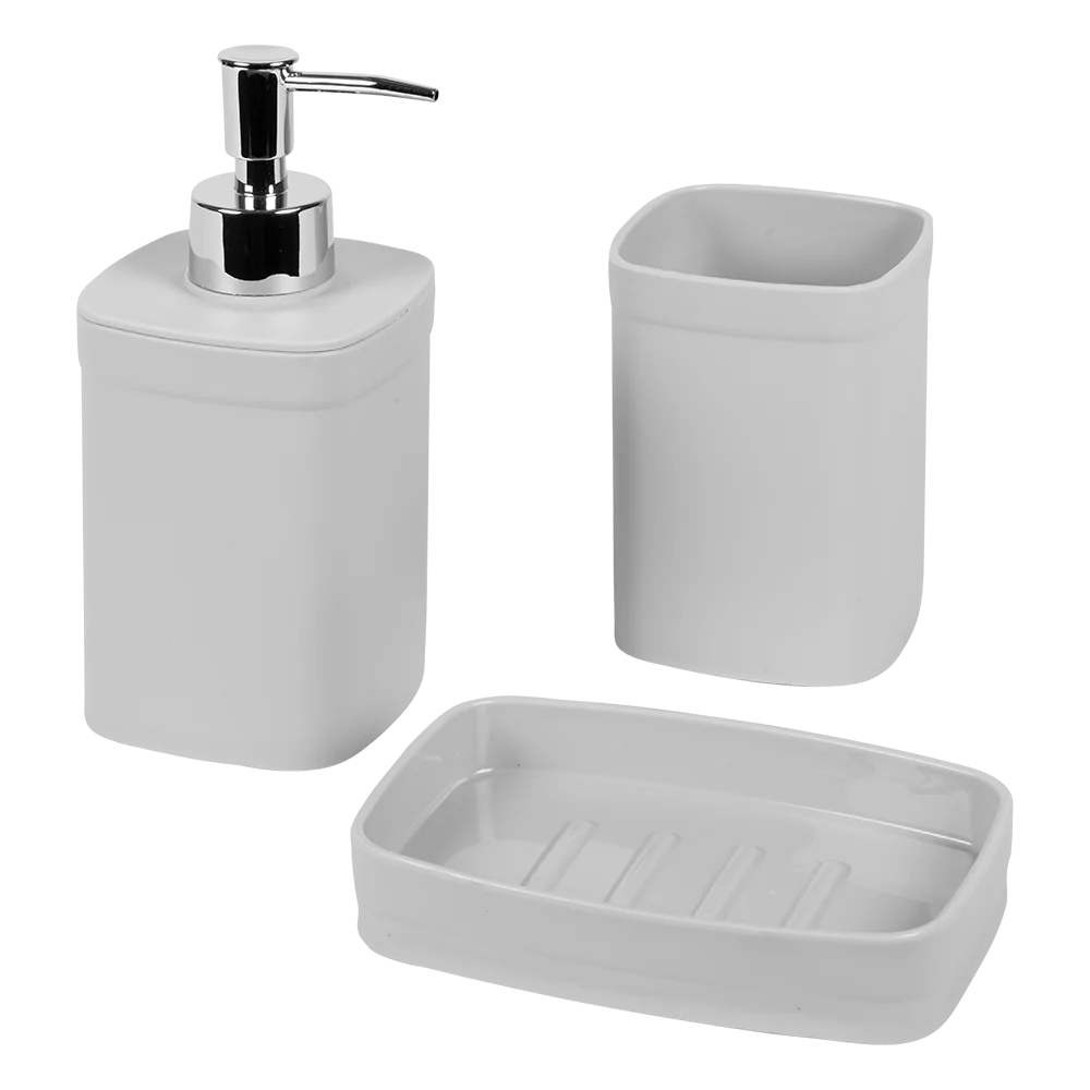 Set de accesorios para baño 3 piezas