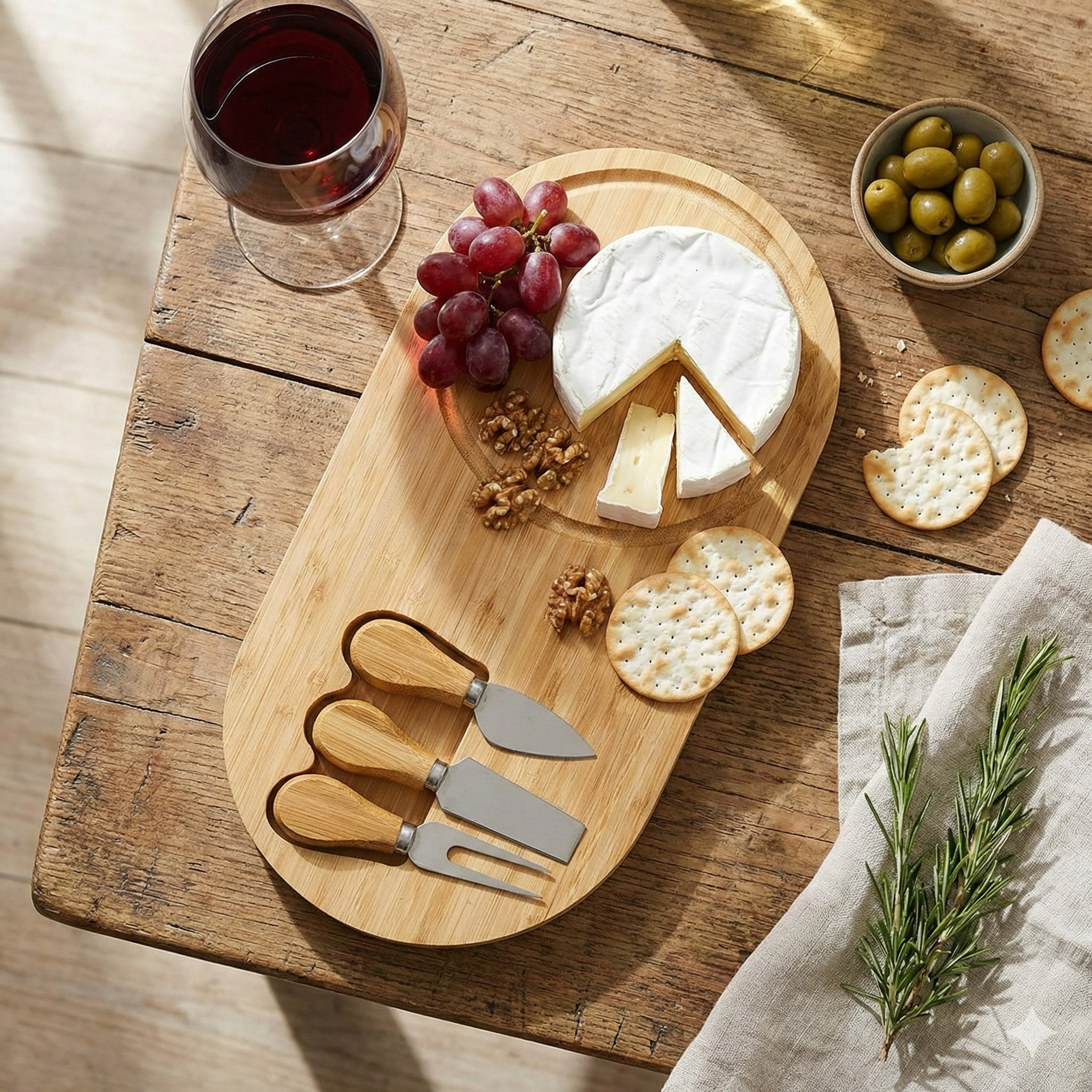 Jgo. Tabla de Queso 4Pz