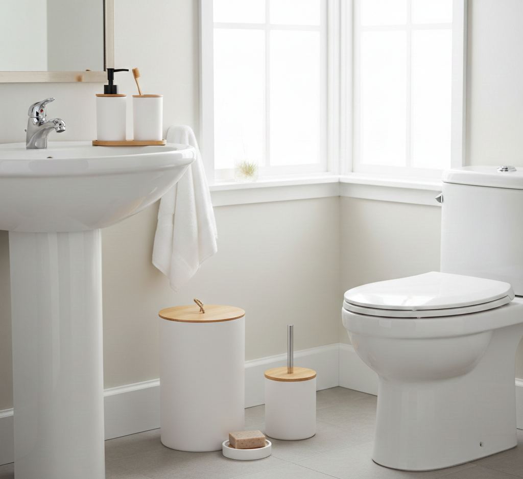 Accesorios para Baño 6Pz blanco