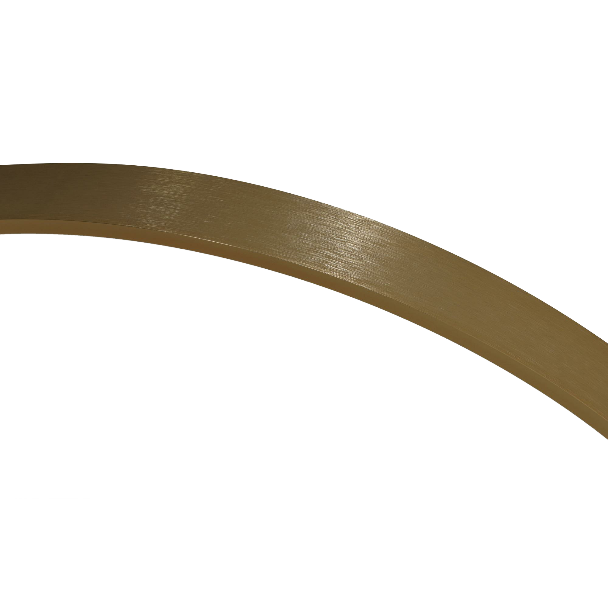 Espejo circular dorado